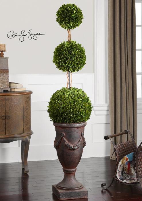 Uttermost 60093 Preserved Boxwood, Triple Topiary - фото 1