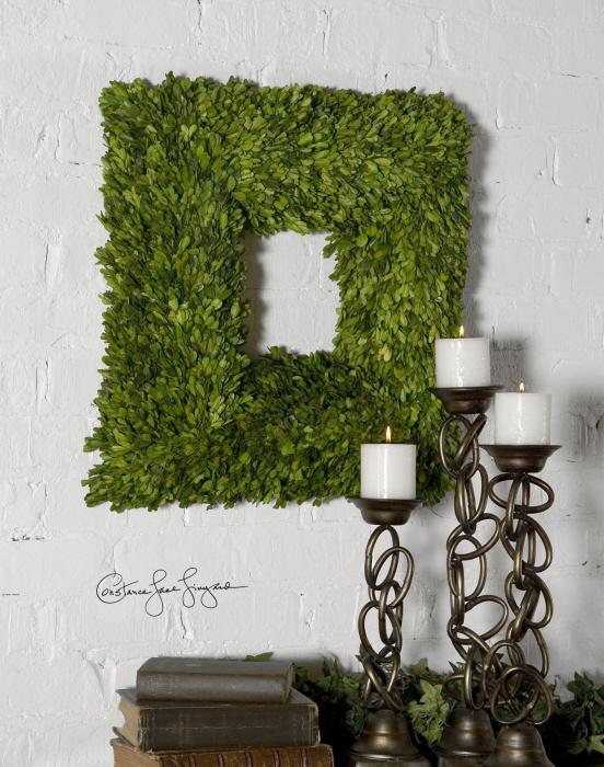 Uttermost 60109 Preserved Boxwood, Square Wreath - фото 1