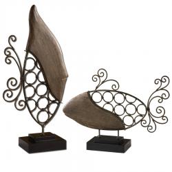 Uttermost 17078 Circle Fish, S/2