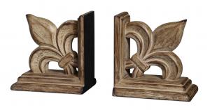 Uttermost 19542 Fleur de lis bookends s/2