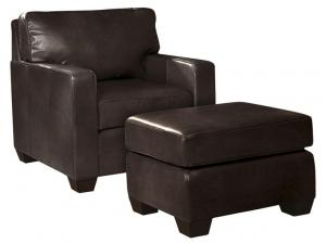 Howard Miller 1206-00LBR Bob Leather Ottoman