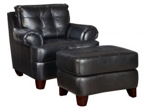 Howard Miller 1210-40LBK Francis Leather Suite Chair