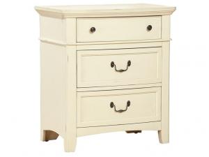 Howard Miller 940107CT Coconut- Three Drawer Night Stand