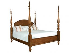 Howard Miller 940121CN Chestnut- Poster King Bed