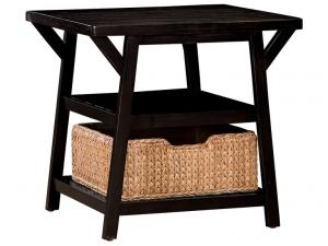 Howard Miller 943013LC Licorice- Square End Table