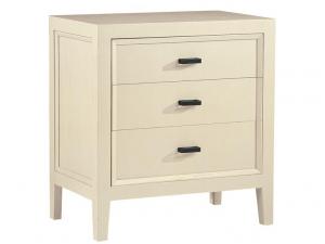 Howard Miller 950107CT Coconut- Three Drawer Night Stand