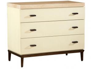 Howard Miller 950109CT Coconut- Stone Top Bachelors Chest