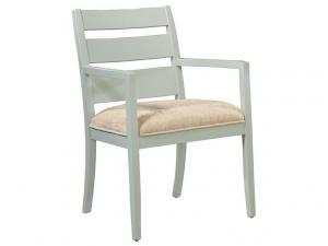Howard Miller 952104OB - Ocean Blue Slat-Back Arm Chair