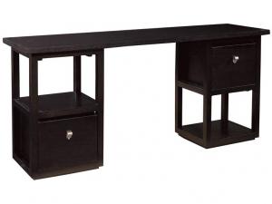 Howard Miller 953104BC - Black Crystal Sofa Table / Desk