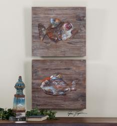 Uttermost 04272 Fresh Fish, S/2
