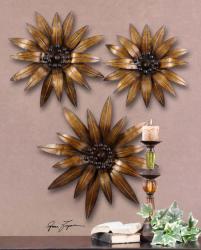 Uttermost 13479 Golden Gazanias, S/3