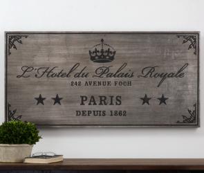 Uttermost 13856 Palais Royale Plaque