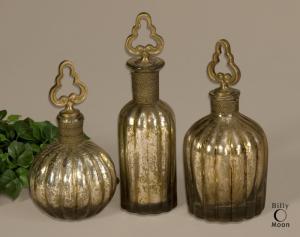 Uttermost 19141 Kaho, Perfume Bottles, S/3