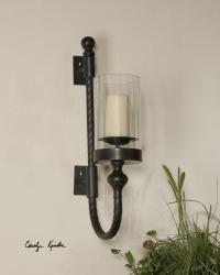 Uttermost 19476 Garvin Twist, Sconce with Candle