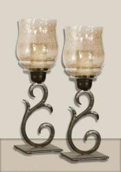 Uttermost 19560 Sorel, Small Candleholders, S/2