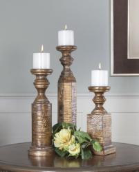 Uttermost 19749  Hema, Candleholders, S/3