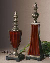Uttermost 19762 Bay, Finials, S/2