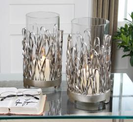 Uttermost 19784 Corbis, Candleholders, S/2