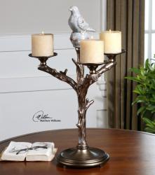 Uttermost 19799 Birdella, Candleholder