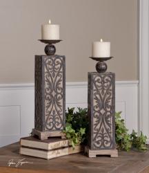 Uttermost 19817 Abelardo, Candleholders, S/2