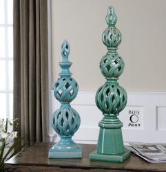 Uttermost 19834 Berilo, Finials, S/2