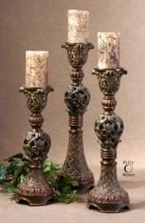 Uttermost 20312 Rosina, Candlesticks, S/3