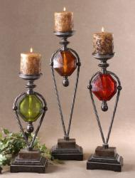 Uttermost 20489 Kalika, Candleholders, S/3