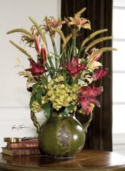 Uttermost 60084 Daylilies In Tuscan Urn